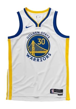 Nike x NBA Golden State Warriors Association 'White/Yellow/Blue' tank top
