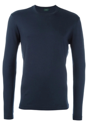 Zanone classic sweatshirt - Blue