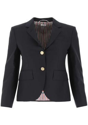 Thom Browne cropped single-breasted blazer - Blue