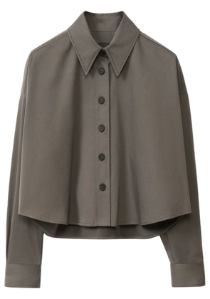 Fabiana Filippi cropped jacket - Grey