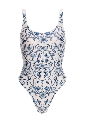 Agua By Agua Bendita Gema Ribbons swimsuit - White