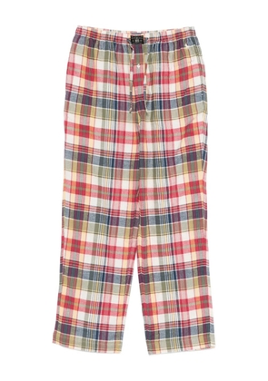 Polo Ralph Lauren plaid-pattern pajama bottoms - Red