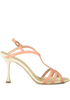 Manolo Blahnik 90mm Betgieb sandals - Pink