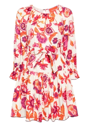 La DoubleJ The Uma belted mini dress - Neutrals