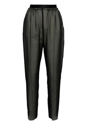 Undercover layered tapered trousers - Black