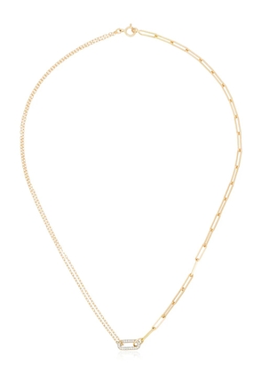 Yvonne Léon 18K yellow gold diamond link choker