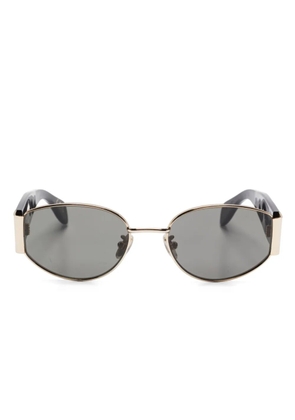 Retrosuperfuture oval-frame sunglases - Black