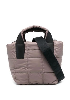 VeeCollective padded small tote - Purple