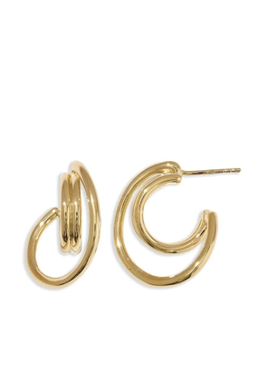 Otiumberg 14kt gold vermeil twisted hoop earrings