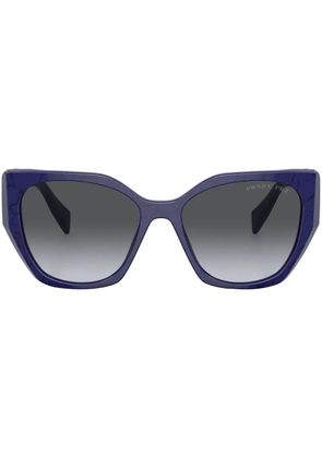 Prada Eyewear logo cat-eye frame sunglasses - Blue