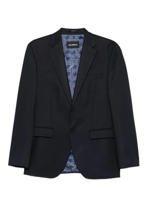 Karl Lagerfeld Nova notched-lapel blazer - Blue
