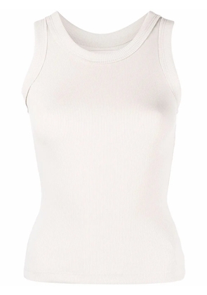 STYLAND ribbed slim-cut vest - Grey