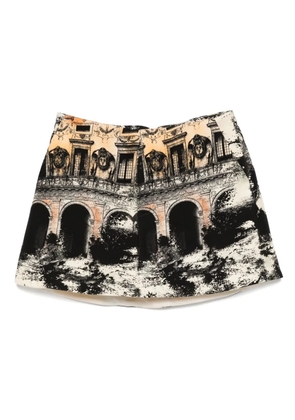 Isabel Sanchis landscape print skirts - Yellow