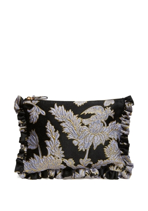 La DoubleJ printed clutch bag - Black
