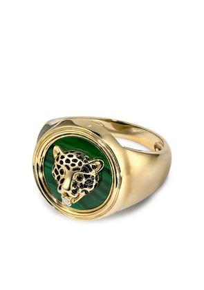 Yvonne Léon 9kt yellow gold Leopard signet ring