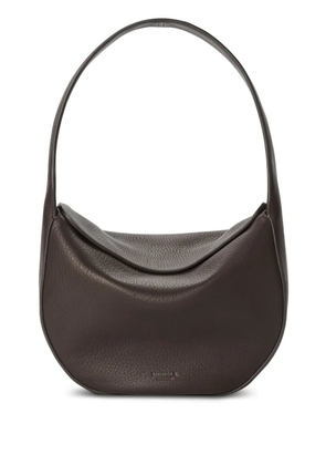 Shinola small grained-leather shoulder bag - Brown