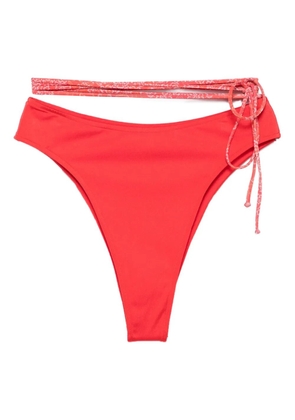 Roberta Einer x Kiss ‘n Thrill Sienna high-rise bikini bottoms - Red