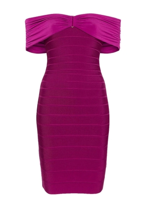 Hervé Léger Celine mini dress - Purple
