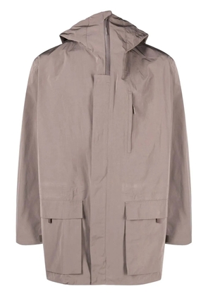 Y-3 Classic Dorico hooded parka - Brown