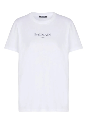 Balmain logo-print T-shirt - White