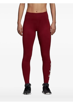 adidas high-waisted logo leggings - Red
