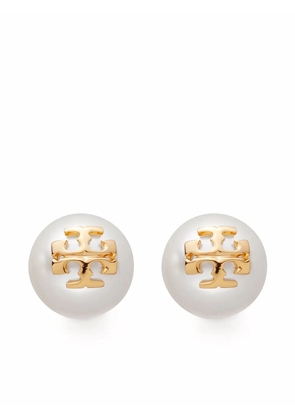 Tory Burch Kira pearl stud earrings - White