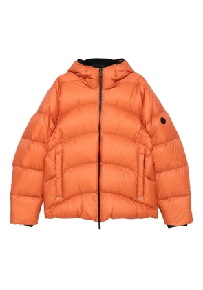 Moncler hooded quilted jacket - Orange