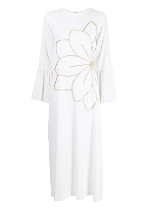 Bambah Camelia kaftan dress - White