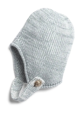 Barrie knitted bonnet - Grey