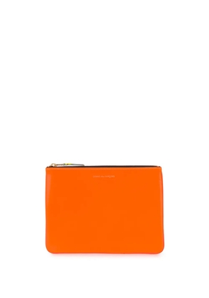 Comme Des Garçons Wallet colour-block zipped wallet - Orange