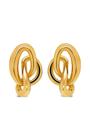 Oscar de la Renta O Knot earrings - Gold