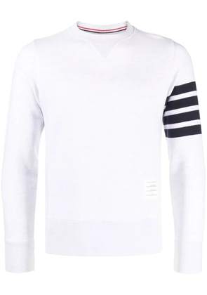 Thom Browne 4-Bar cotton jumper - White