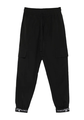 HAMZA cargo-pockets trousers - Black