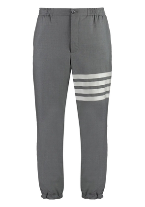 Thom Browne 4-Bar elasticated ankles trousers - Grey