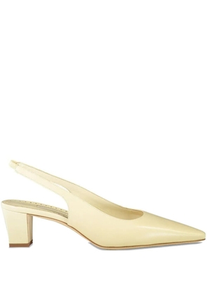 Manolo Blahnik 50mm Teutamospla slingback pumps - Neutrals