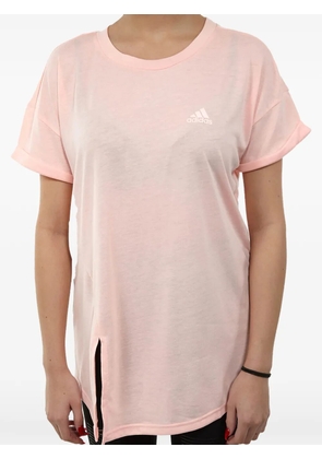 adidas side-slit T-shirt - Pink