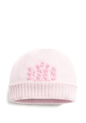Barrie cashmere beanie hat - Pink