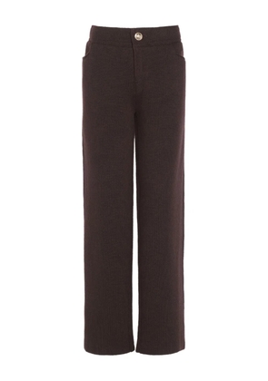 Barrie cashmere knit trousers - Brown