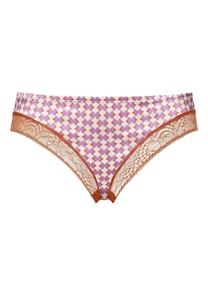 ERES Duo lace tanga - Purple