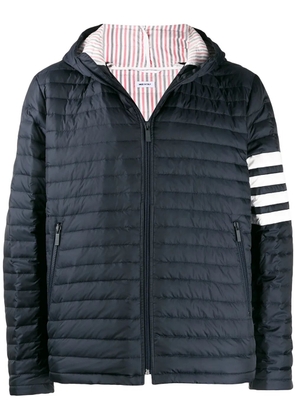 Thom Browne 4-Bar stripe padded jacket - Blue