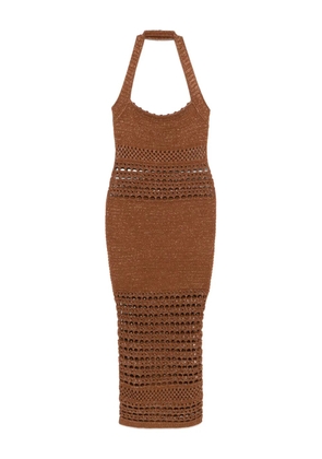 Retrofete knitted mini dess - Brown