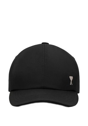 AMI Paris logo-plaque cap - Black