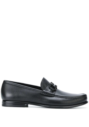 Ferragamo Gancini horsebit loafers - Black