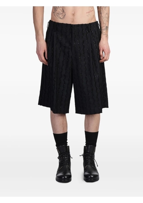 Comme des Garçons Homme Plus wool shorts - Black