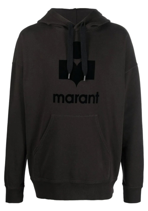 MARANT Miley logo-print hoodie - Black