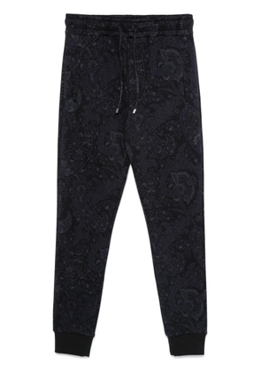 ETRO paisley-print track pants - Blue