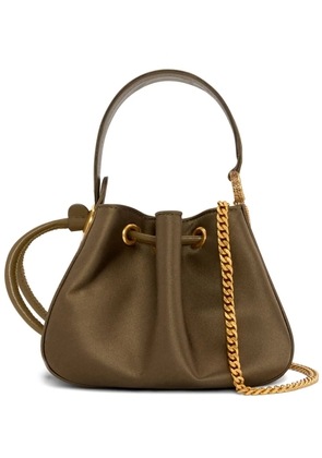 Oscar de la Renta nano Crystal Pavé O Handle bag - Brown