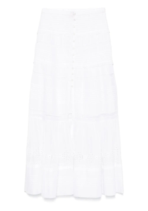 MARANT ÉTOILE Dusta maxi skirt - White