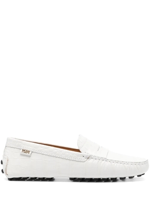 Tod's Gommino driver loafers - White