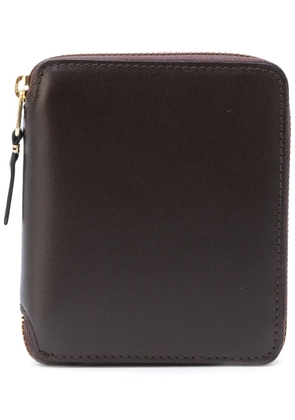 Comme Des Garçons Wallet zip-around leather wallet - Brown